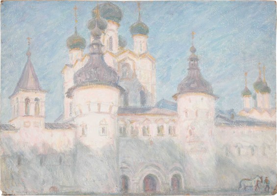 Дехтерева Татьяна Александровна. Ростов Великий. Соборы вечером  
